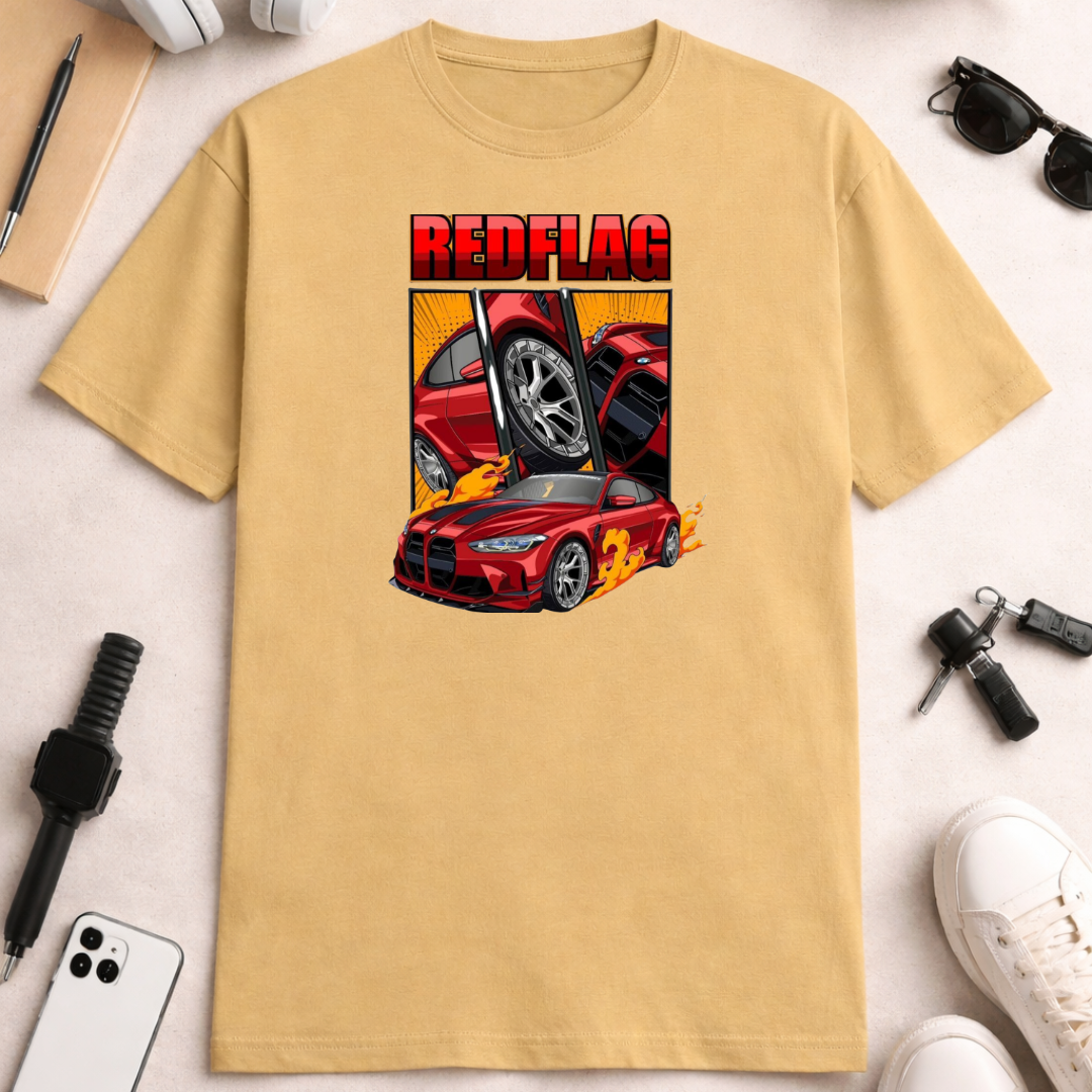 Red Flag DTG - Unisex Classic Crew T-Shirt