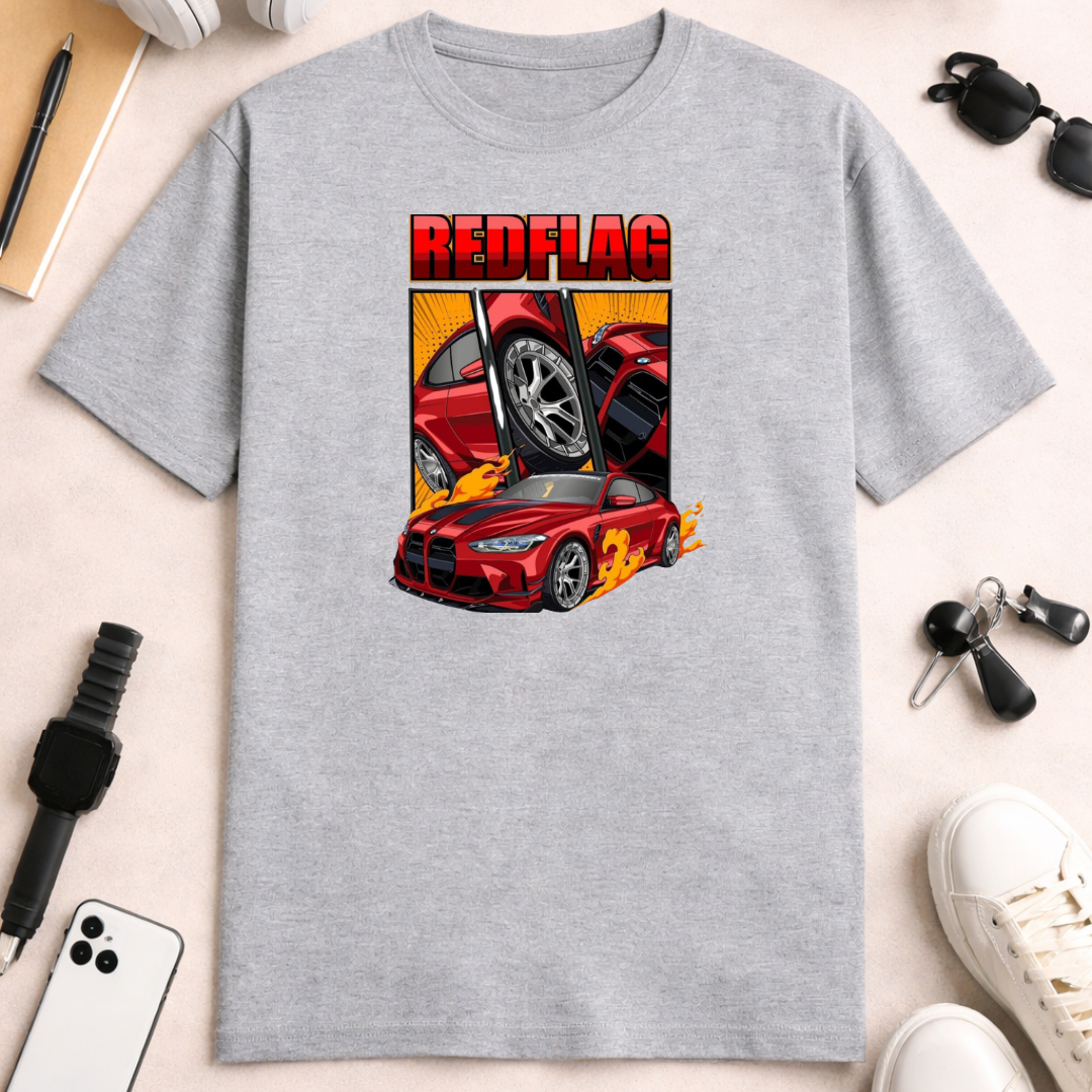 Red Flag DTG - Unisex Classic Crew T-Shirt