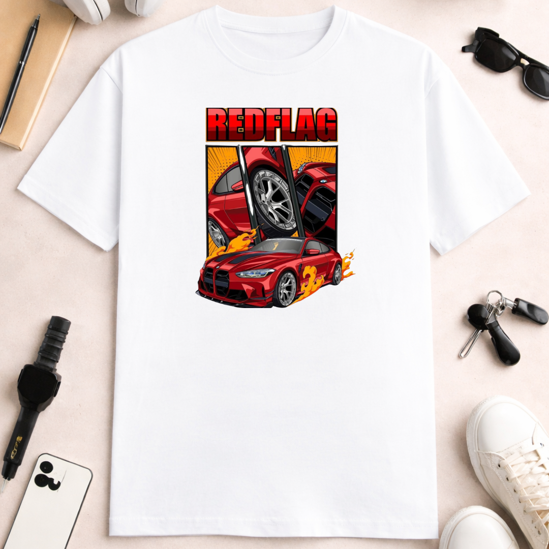 Red Flag DTG - Unisex Classic Crew T-Shirt