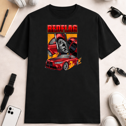 Red Flag DTG - Unisex Classic Crew T-Shirt