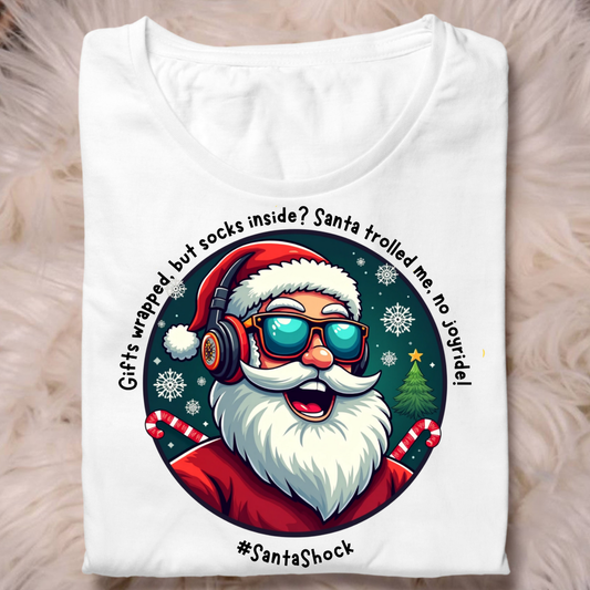 Santa Shock - Unisex Classic Crew T-Shirt