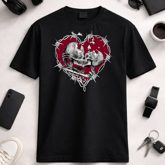 Valentines Love N Die DTG - Unisex Oversized Classic T-Shirt