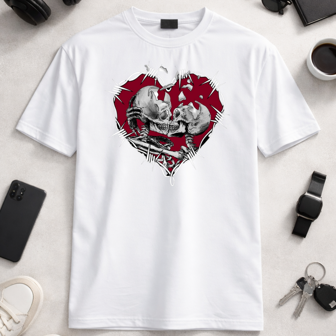Valentines Love N Die DTF - Unisex Oversized Classic T-Shirt