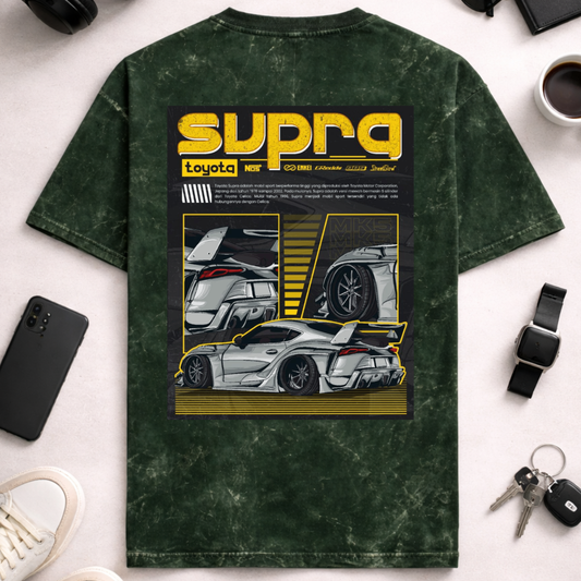 Supra DTG - Unisex Acid Washed Oversized Tee