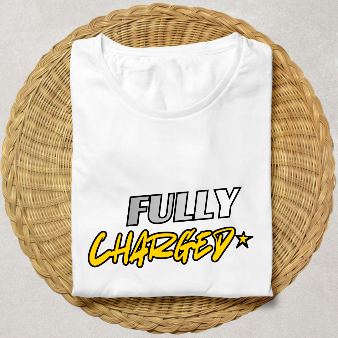Fully Charged - Boy's Crew Neck T-Shirt