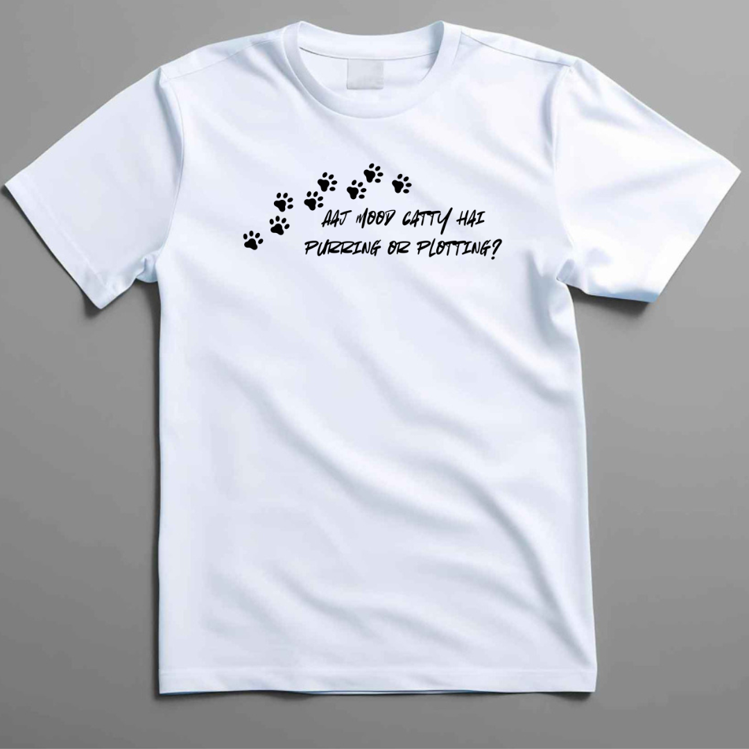 Mood Catty Hai - Unisex Classic Crew T-Shirt