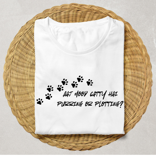 Mood Catty Hai - Unisex Classic Crew T-Shirt