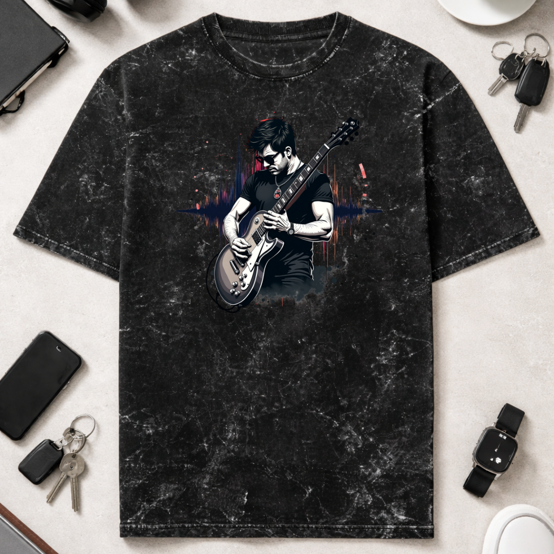 Rock - Unisex Acid Washed Oversized Tee