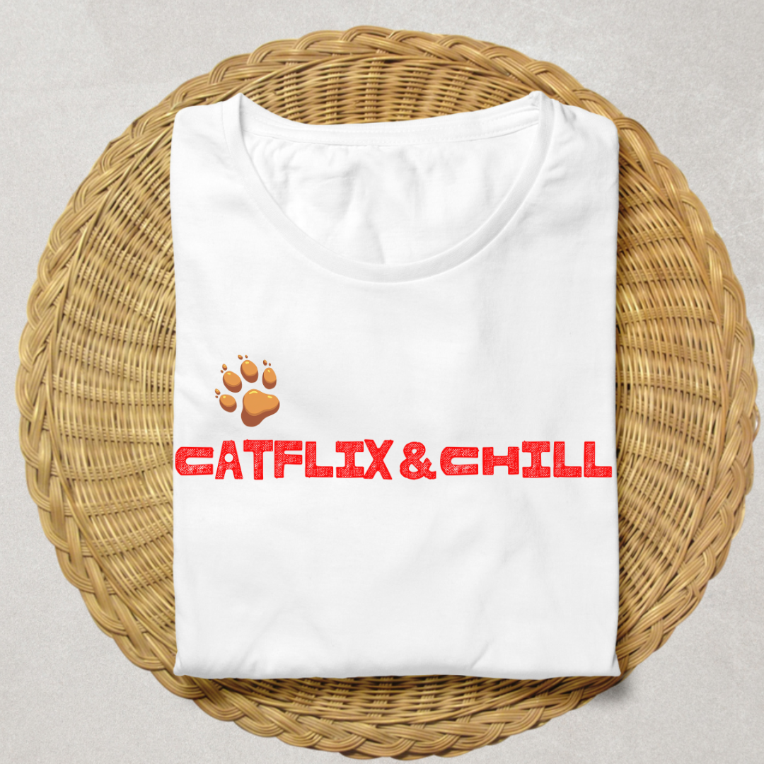 Catflix & Chill - Unisex Classic Crew T-Shirt