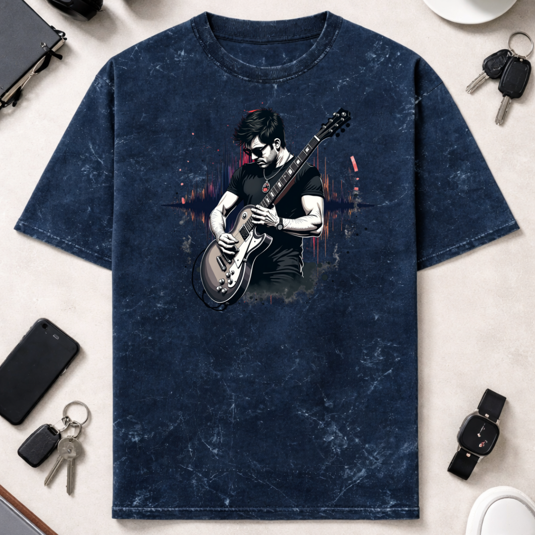 Rock - Unisex Acid Washed Oversized Tee