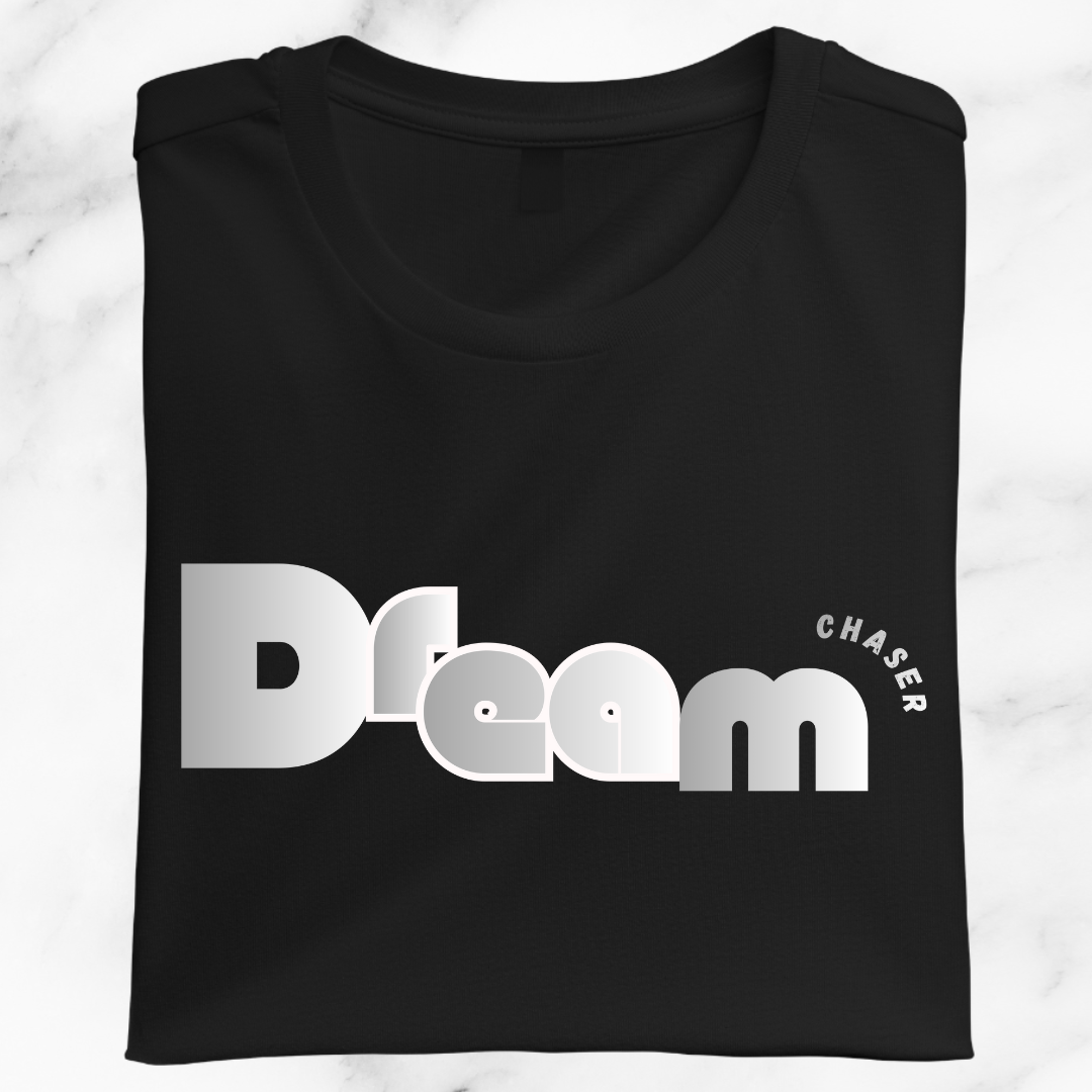 Dream Chaser Black - Unisex Classic Crew T-Shirt
