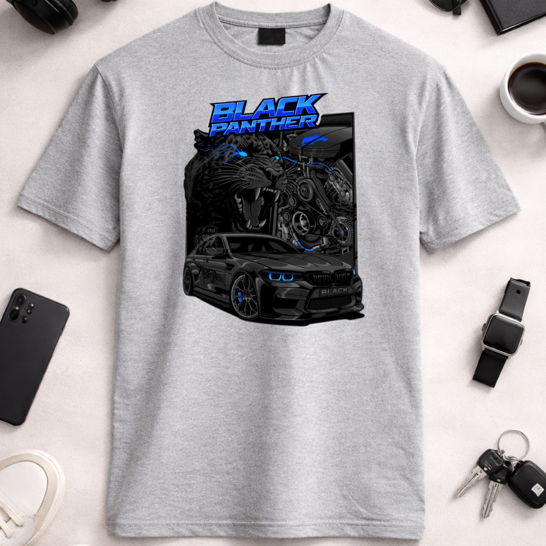 Black Panther DTG - Unisex Classic Crew T-Shirt