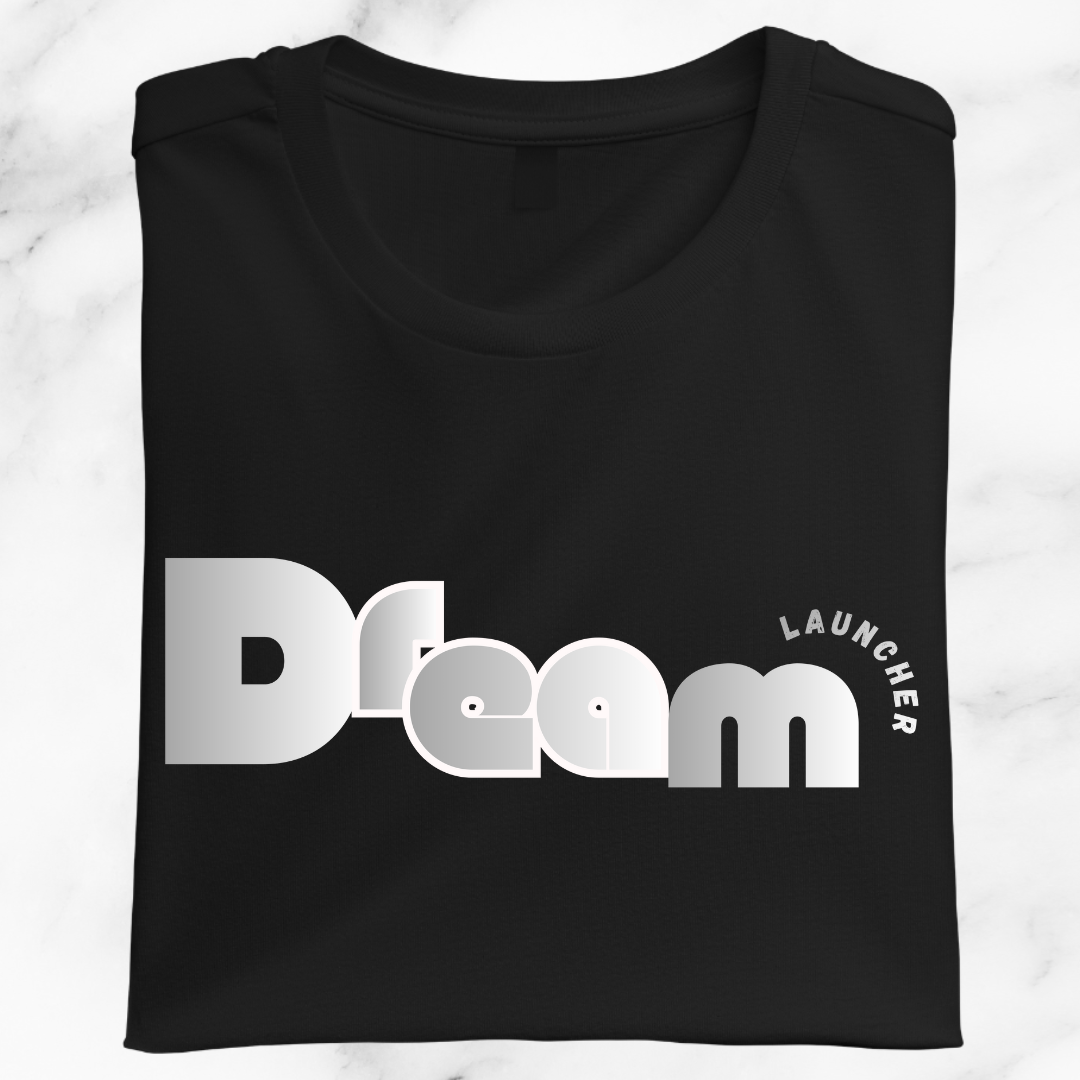 Dream Launcher Black - Unisex Classic Crew T-Shirt