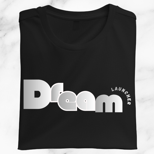Dream Launcher Black - Unisex Classic Crew T-Shirt