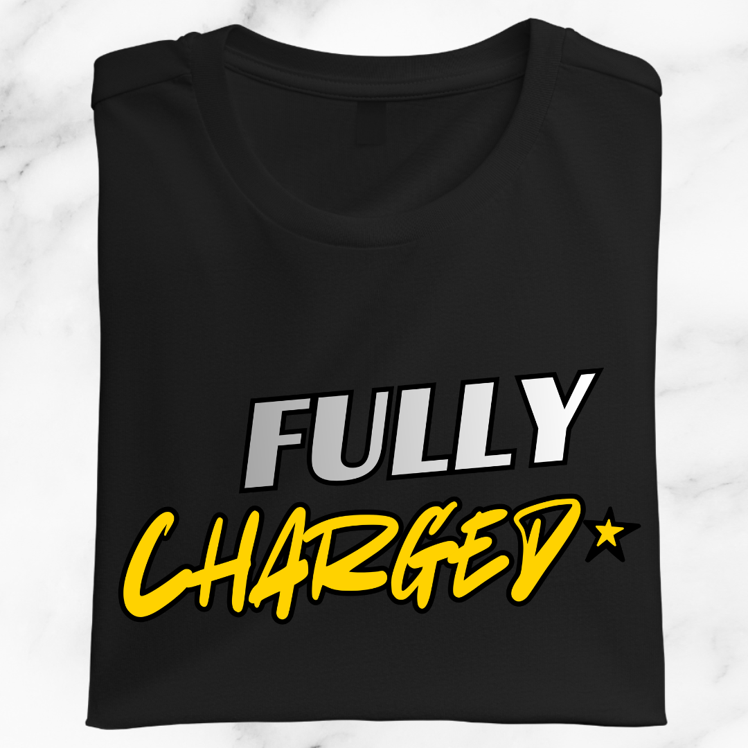 Fully Charged - Girl's Crew Neck T-Shirt