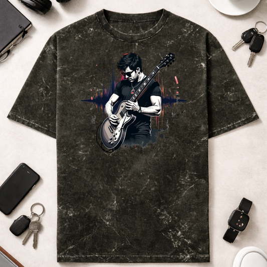 Rock - Unisex Acid Washed Oversized Tee