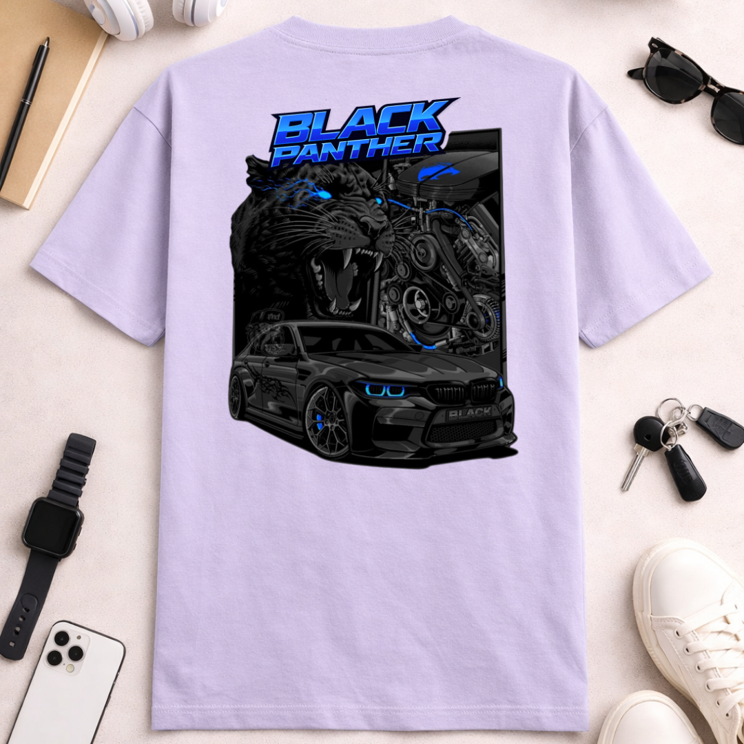 Black Panther DTG - Unisex Oversized Classic T-Shirt