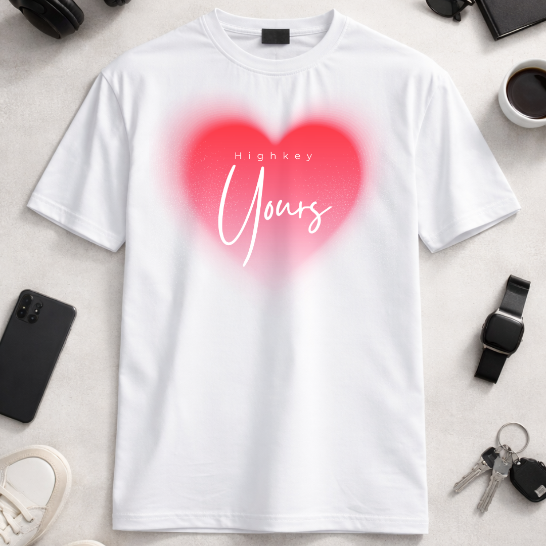 Obsessed & Yours DTF - White Unisex Oversized Classic T-shirt  Pair